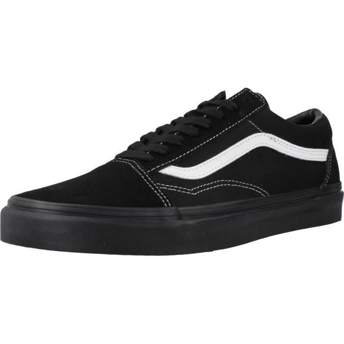 Vans Basket Homme - VANS - 132114 Noir - Semelle Gomme - Vulcanisé