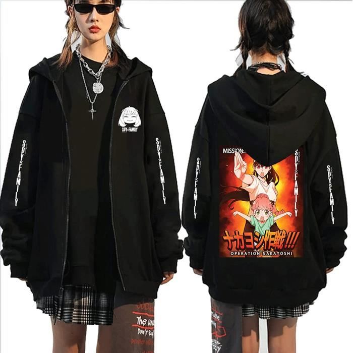 Anime zip up hoodies online