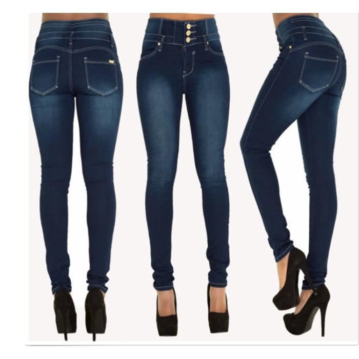 Pantalon large en denim bleu surdimensionné Boutique Printemps main image 1