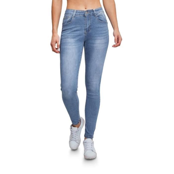 Jean top coloré femme