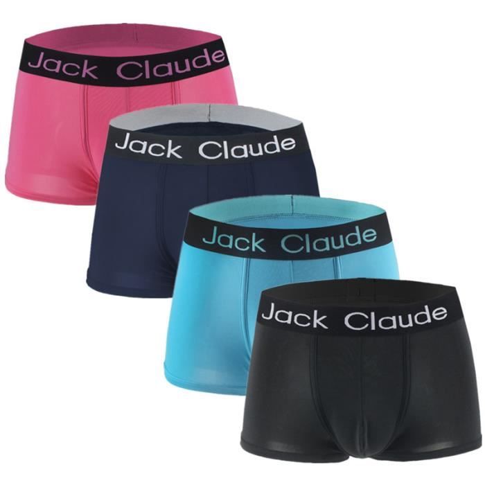 Boxer shorty Boxer de Marque Sexy pour Homme Sous Vetement Masculin Calecon Zones Me Slip Goals Ropa Nik Callogging Bleu C31354 Blanc Cdiscount Pret a Porter