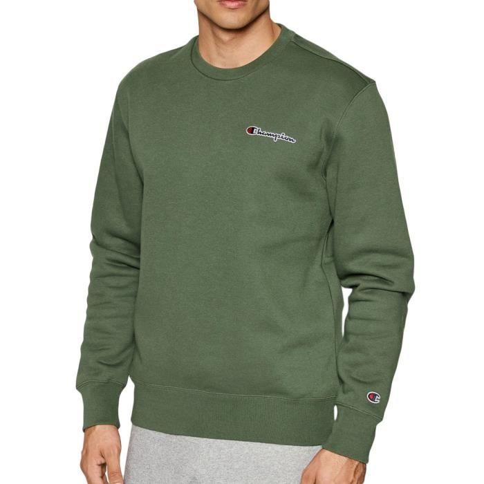 Sweat Kaki Homme Champion 216476 Kaki Cdiscount Pr t Porter