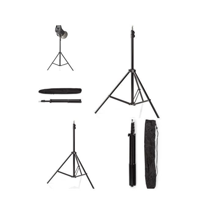 Lot De 3 Roulettes Pivotantes Avec Frein Pour Support Lumière 22 Mm - Métal Et Caoutchouc, Diamètre 75 Mm, Pivot 360° - Pour Studio Photo/vidéo - 8