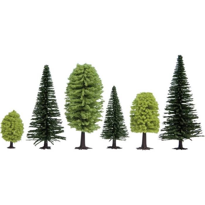 Arbres forêt de feuillus NOCH 26801 pour maquette et diorama, 50 à 90 mm, lot de 25 Arbres forêt de feuillus NOCH 26801 pour maquette et diorama, 50 à 90 mm, lot de 25