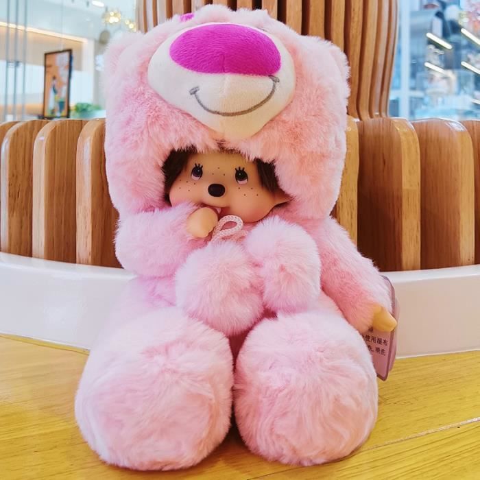 MONCHHICHI - PELUCHE PINKY 20 CM