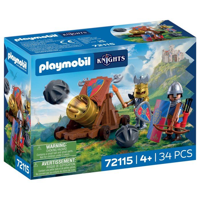 Playmobil Knights 72115 Canon des chevaliers du Lion - vue 2