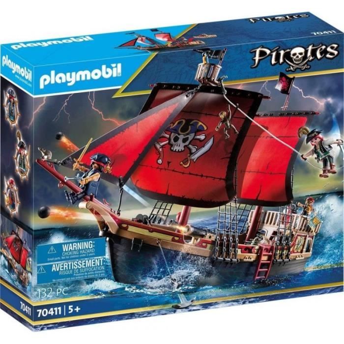 playmobil 70411 pirates - bateau pirates