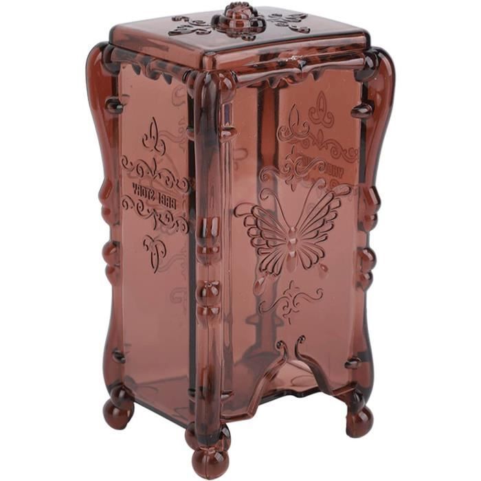 Porte-Coton-Tige SODIAL - Boîte De Rangement Distributrice - Décorative - Neuve