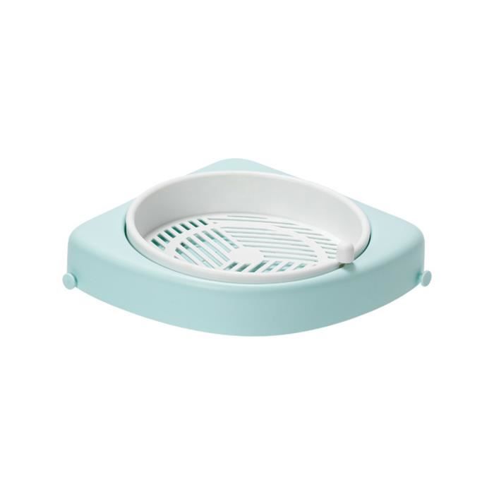Étagère Murale Triangulaire Pour Toilettes – Noir, Sans Perçage, Rangement Fournitures (neuf)