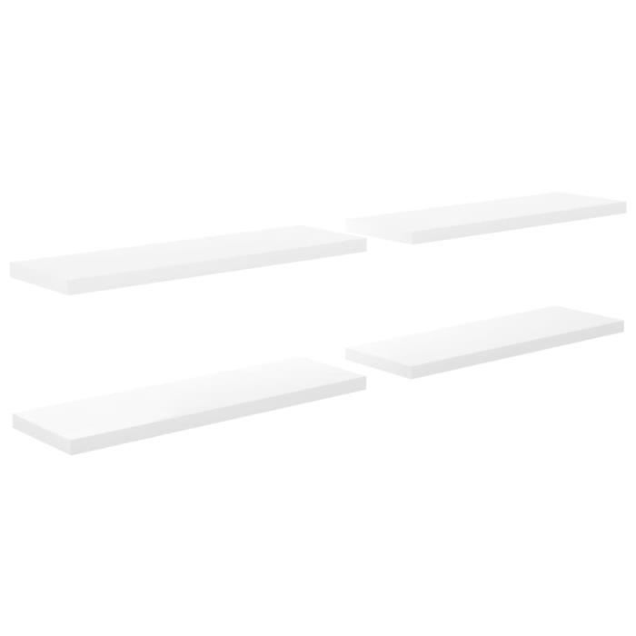 Étagère Murale Flottante MDF Chêne Et Blanc 40x23x3,8 Cm | Leroy Merlin