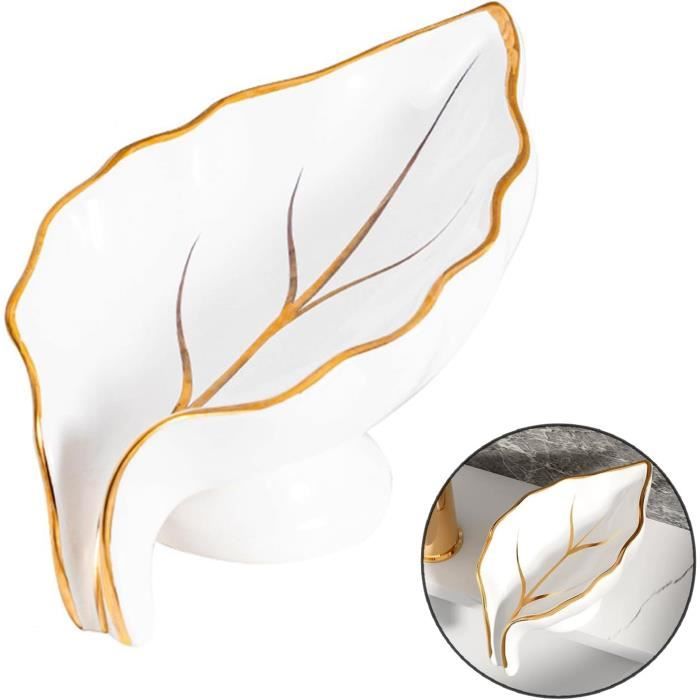 Lot De 2 Porte-Savon En Céramique, Support Savon Avec Drainage, Forme