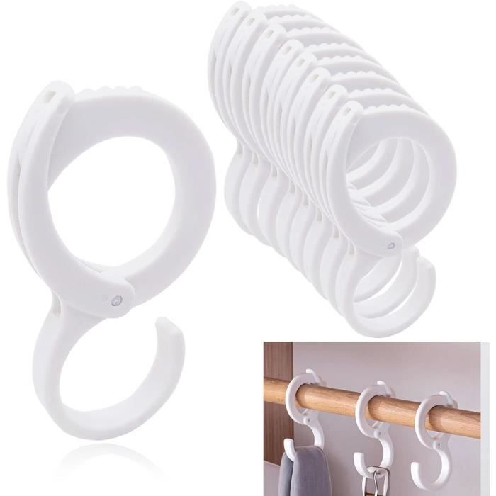 8 Pcs Crochet Radiateur Rond, Crochet Serviette Salle De Bain, Crochet Radiateur Seche Serviette Patere Seche Serviette Noir 96422878