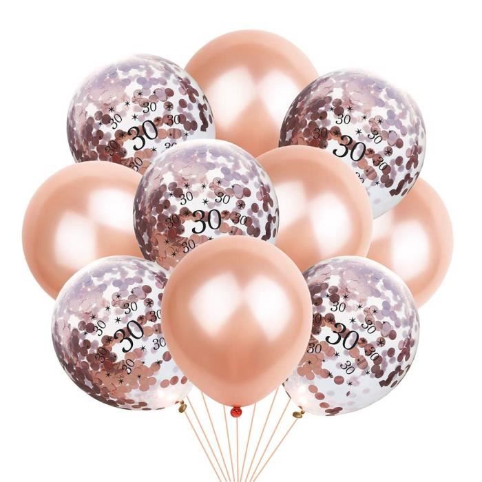 Ballons Colores De Paillette Ballon De Paillettes Pour Anniversaire De Mariage Decorations 30th Cdiscount Maison