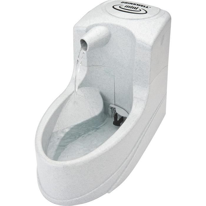Comparer les prix de PetSafe - Petite Fontaine à Eau pour Chat et inkwell Mini 1.2L - Jet Cascade, Silencieuse - Filtre Charbon actif – Idéal pour Ch323