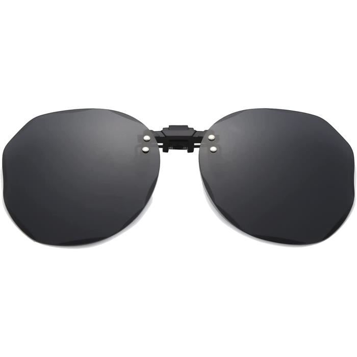 Lunettes De Soleil Polarisées Pour Hommes Et Femmes, Avec Strass, Clip
