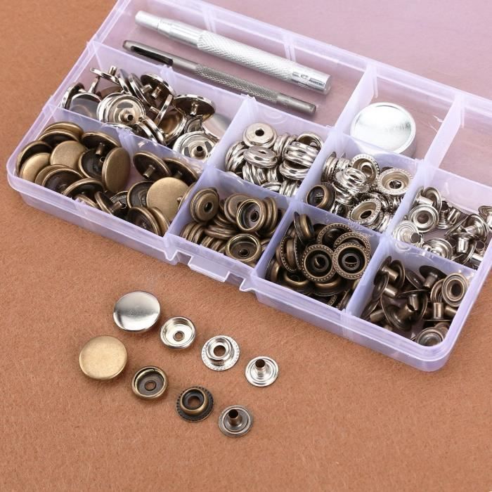 50 Boutons-Pression DIY Soleebee - 18mm Verre Et Aléatoire - Charms Bijoux Créatifs