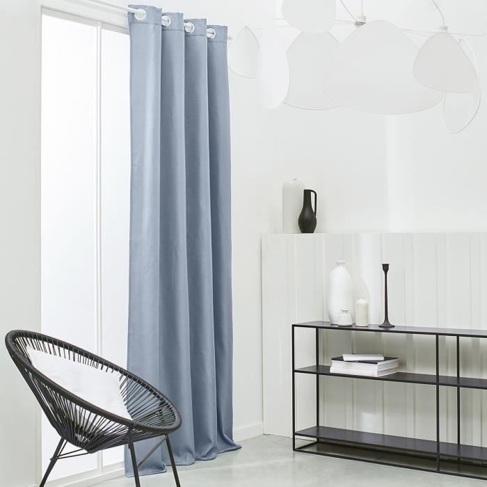 TODAY Rideau Isolant Thermique Essential Uni - 140 x 240 cm - Denim -  Cdiscount Maison