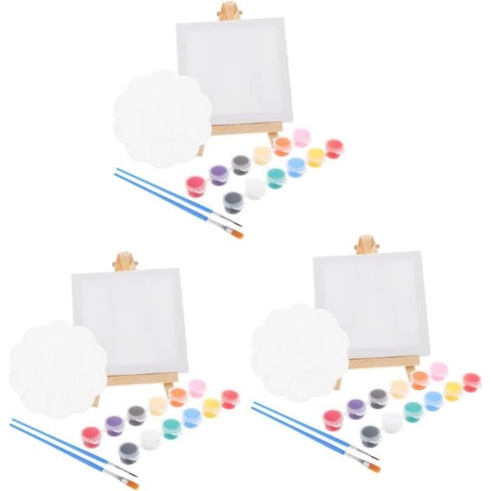Panneaux De Toile Coton Vierge 6x6 Pouces – Lot De 17 – Studio Series