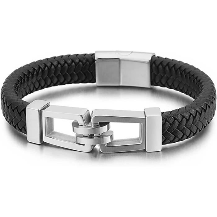 Bracelets Homme Cuir, Bracelet Duo Amour Bijoux Hommes Bracelet Cadeau