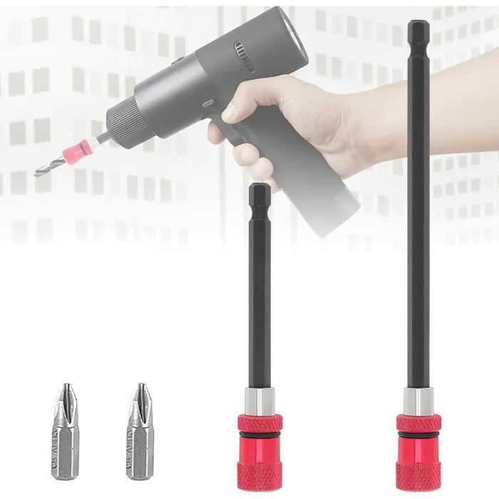 SAL Lot De Rallonges Porte-embouts PH2, Connexion Stable, Démontage