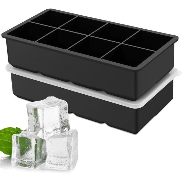 5 Bacs à Glaçons Tupperware - Modèle Emboîtable, 8 Glaçons Chacun - Occasion, Couleur Passée Pour Certains