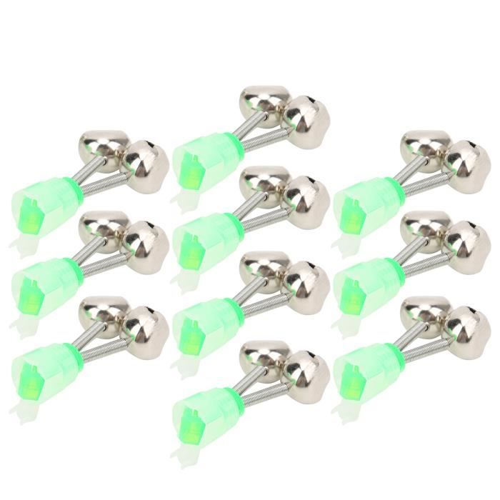 VBESTLIFE Fishing Bell, Spiral Bells Metal Durable for Night Fishing