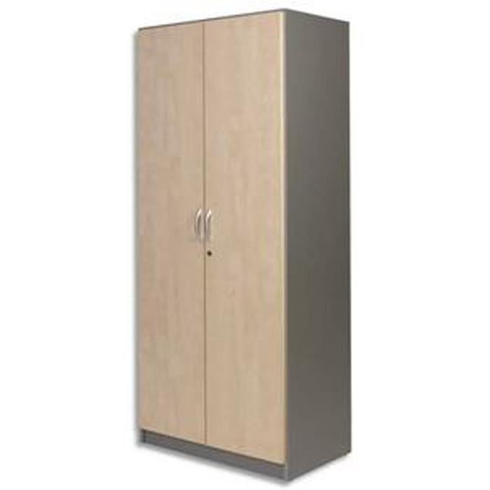 Armoire haute alu-érable L180 cm gamme ALU ERABLE BUDGET