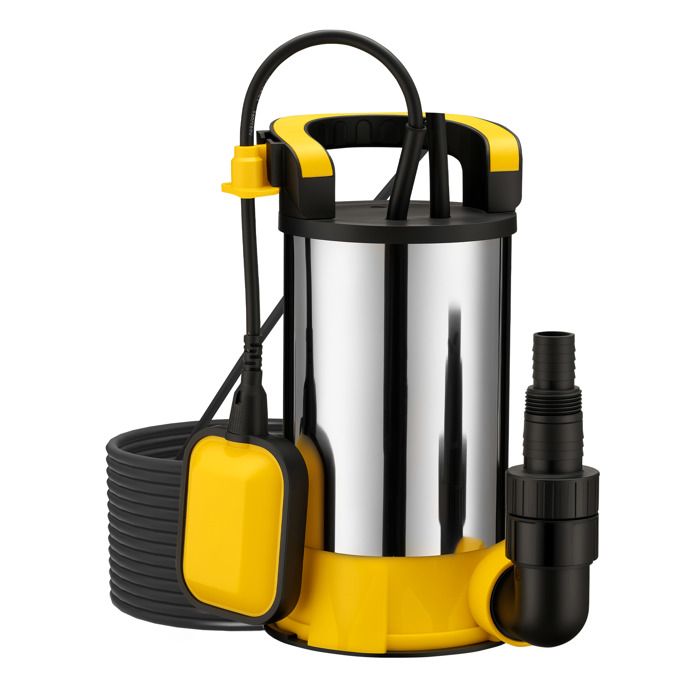 65315 | 3-in-1 Flachsaugpumpe Edelstahl