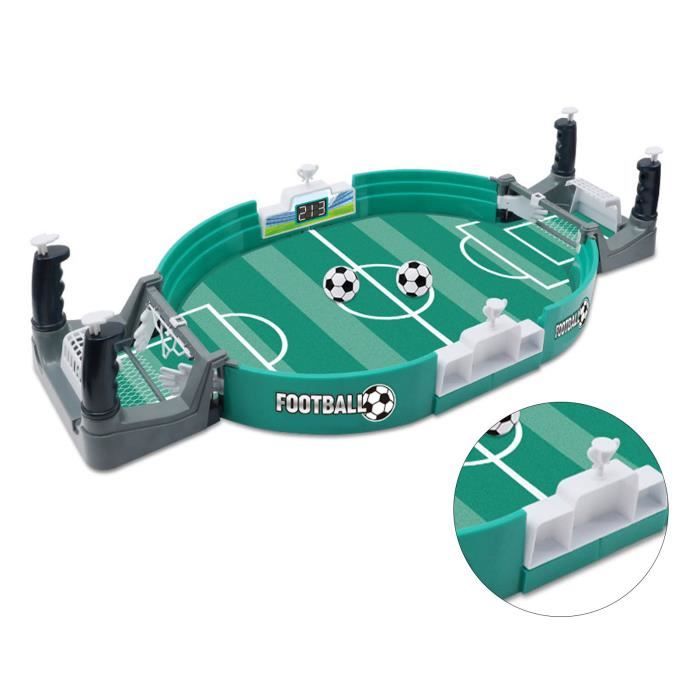 BuntWunder Baby-foot Mini De Table – 2 Joueurs, Compteur Mécanique, Montage 30 Secondes