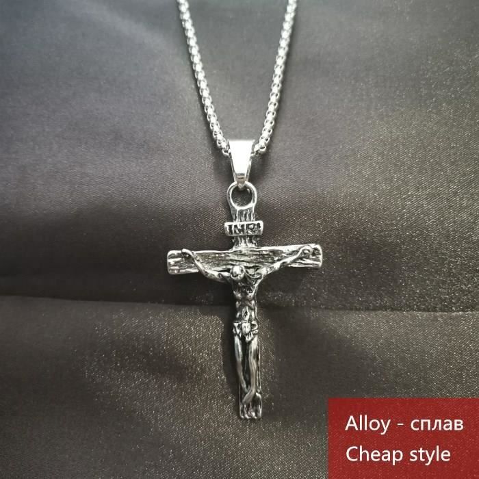ANCIEN CRUCIFIX EN bois croix St Christ . Ref76057 EUR 26,00 - FR