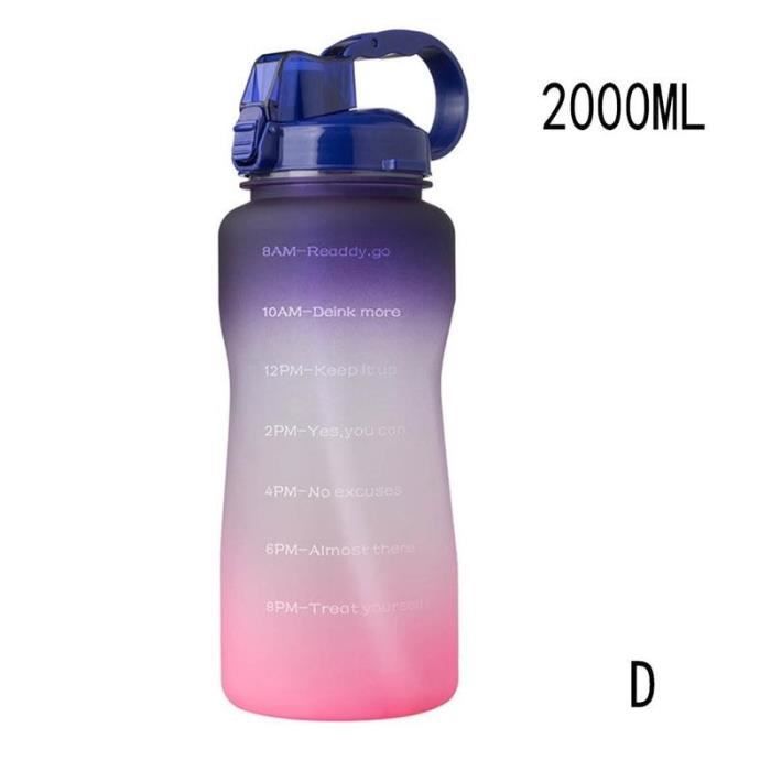 Bouteille D'Eau Sport 1L Tritan Sans BPA - Anti-Fuite Avec Filtre Pour Camping Et Gym