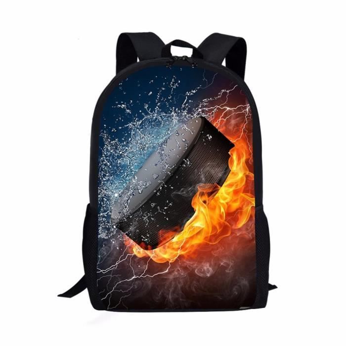 Sac à Dos Scolaire Imperméable Avec Imprimés Animés - Pour Garçons Et Filles, Compartiment Spacieux, Poches Latérales