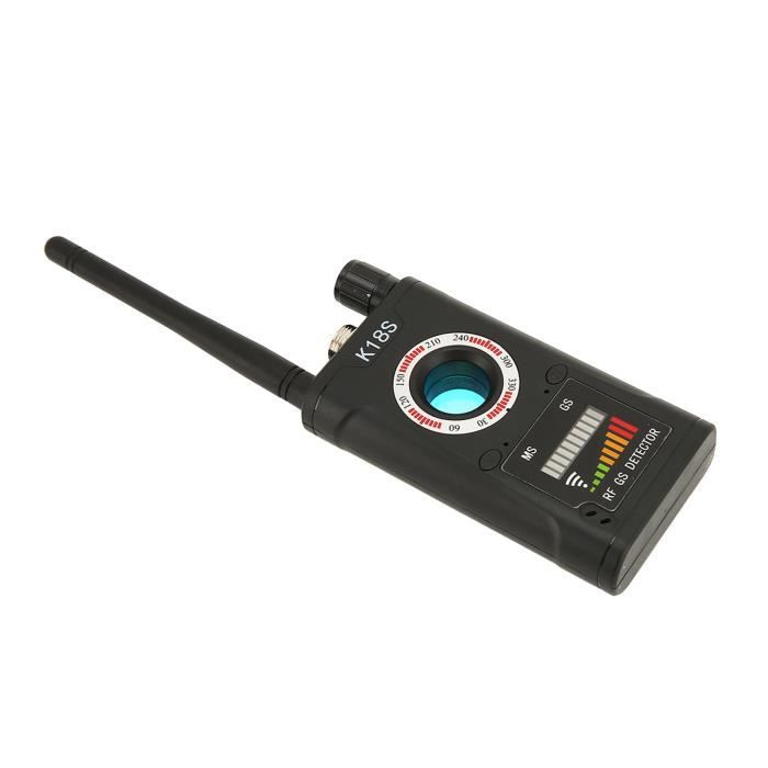 Détecteur Caméra Espion Portable – 5 Niveaux Sensibilité, 1 MHz-6.5 GHz, 25h Autonomie, Anti-GSM/WiFi Pour Hôtel & Maison