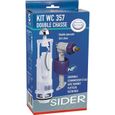 Mécanisme chasse d'eau et robinet - Kit 357 - Poussoir double débit SIDER-1