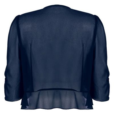 Bolero femme mariage bleu marine top
