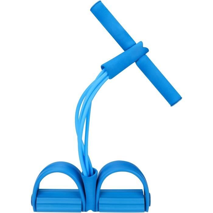 Bandes De Résistance Fitness 4 Tubes - Latex Renforcé 8 Mm - Pour Musculation Maison, Abdos, Bras, Jambes - Avec Poignées Et Sangle Cheville