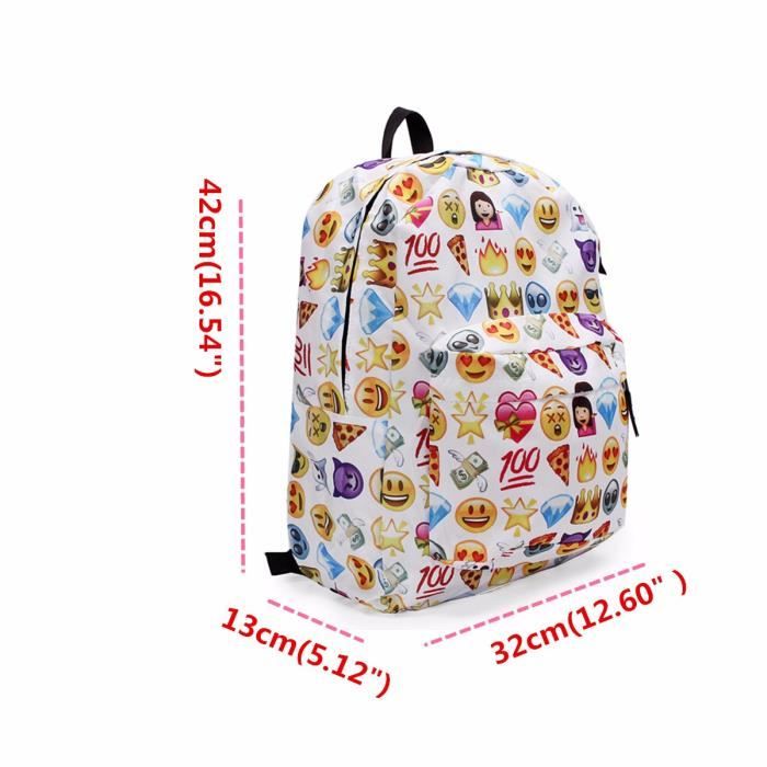 Emoji sac a dos clearance