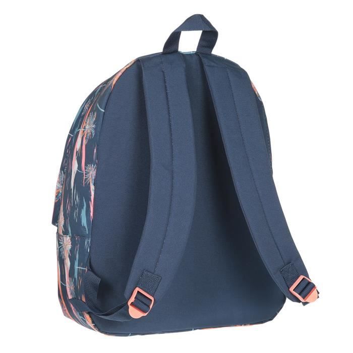 KANABEACH Sac dos Borne 1 Compartiment Bleu Orange Enfant Bleu