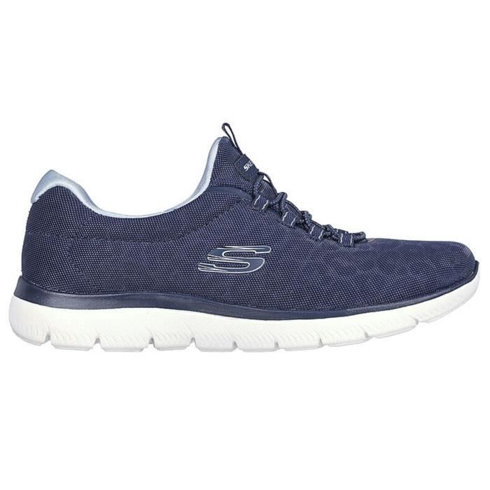 Baskets Femme Skechers Summits Sparkling Spots Bleu
