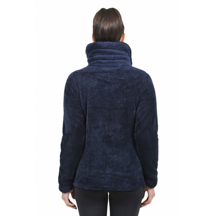 Peak Mountain Blouson polaire femme ACALONO Marine - Vêtements Polaires