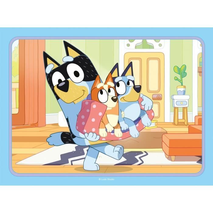 Ravensburger Bluey - Coffret 4 puzzles (12/16/20/24 pcs) pour enfants 3 ...