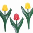 Décor bordure forme tulipe lot de 12 Multicolore-2