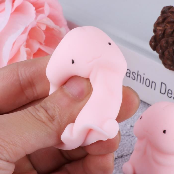 2pcs Jouet Anti Stress Squishy squeeze kawaii zizi animé mignon