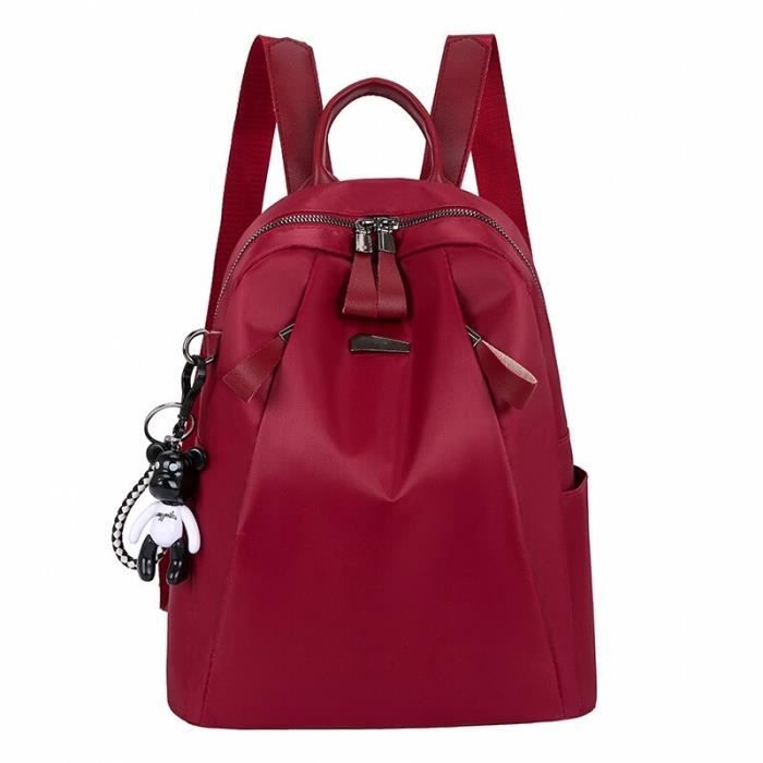 Rouge Sac bandouli re de luxe en tissu Oxford pour hommes et