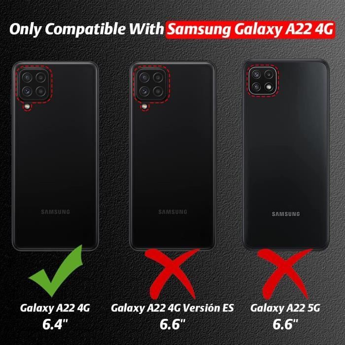 Just in Case Verre Trempé Clear Protection d'écran Galaxy A22 4G 