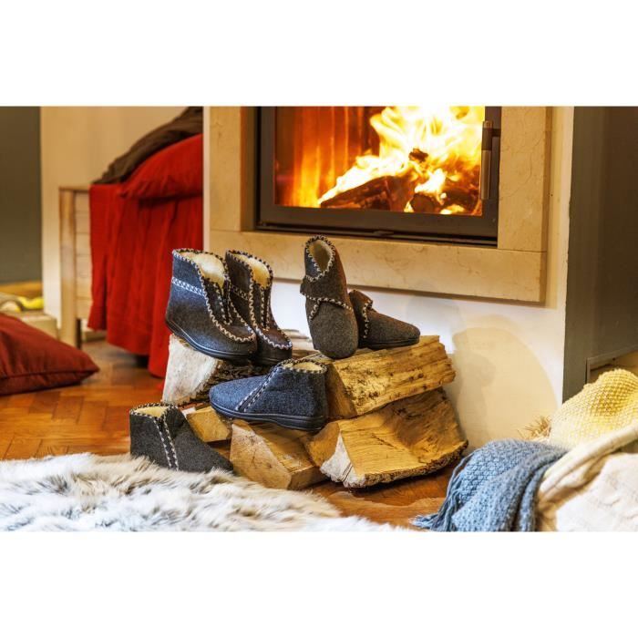 Chausson de shop bottes feutre