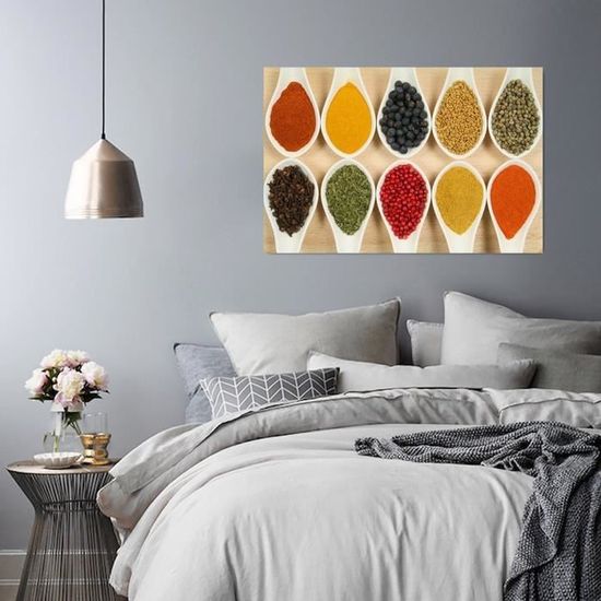Cuisine Impression Sur Toile Decoration Murale Multicouleur 50x30 Cm Chambre Adulte Salon Declina Tableau Cocktail De Fruits Deco Maison Nexusfn Com Br