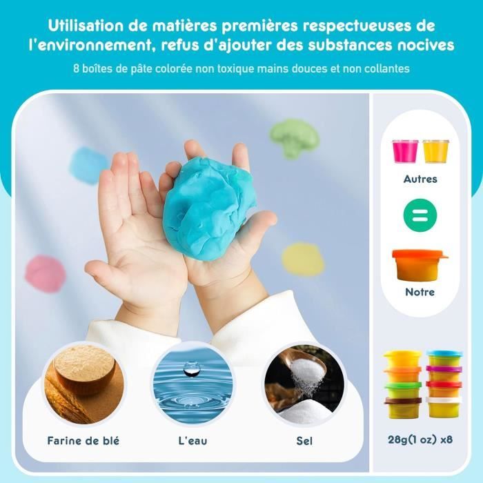 33 moules à pâte à Modeler, Outils à pâte d'argile, Jouets modèles en