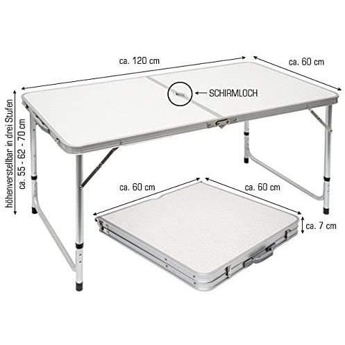 Table pliante carrée 60 x 60 cm en acier thermolaqué | Mobeventpro