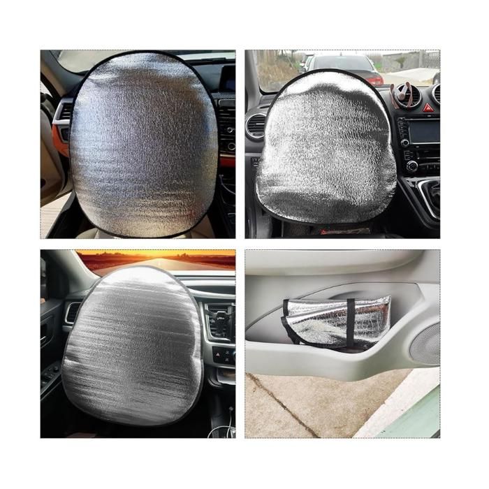 Pare-soleil Pour Volant 45 Cm - Protection UV, Réfléchissant, Pliable - 10